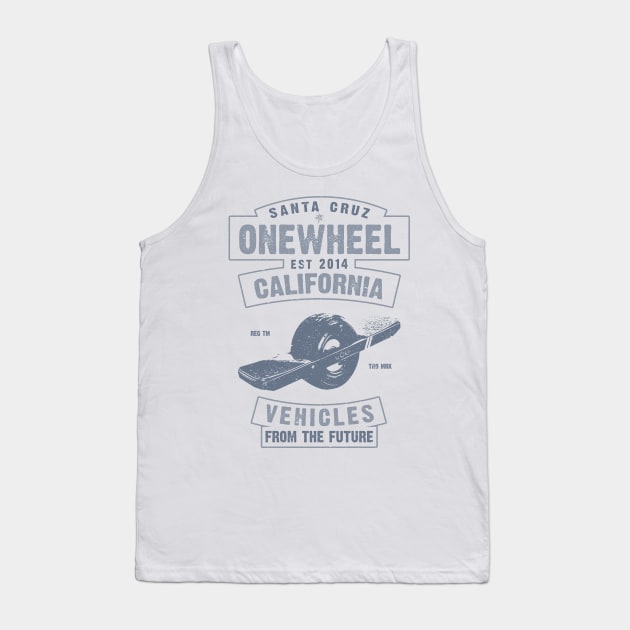 Onewheel Santa Cruz California Tank Top by JakeRhodes